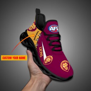 Brisbane Lions Personalized AFL Max Soul Shoes