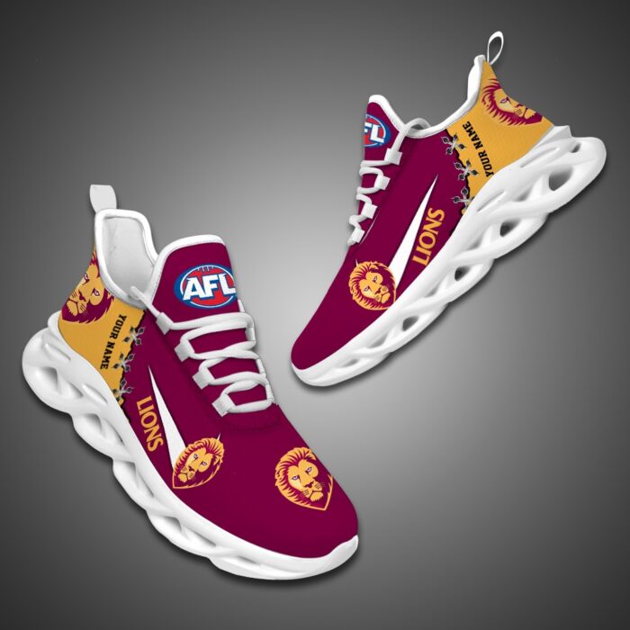 Brisbane Lions Personalized AFL Max Soul Shoes