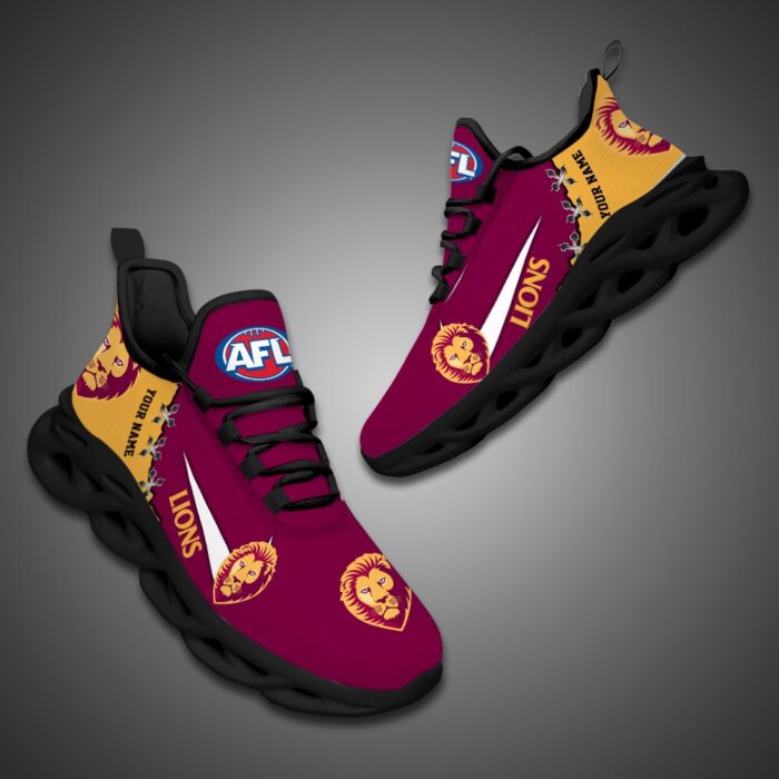 Brisbane Lions Personalized AFL Max Soul Shoes