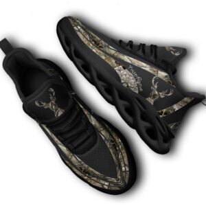 Brown Black Clunky Sneakers Custom Max Soul Sneaker Running Sport Shoes