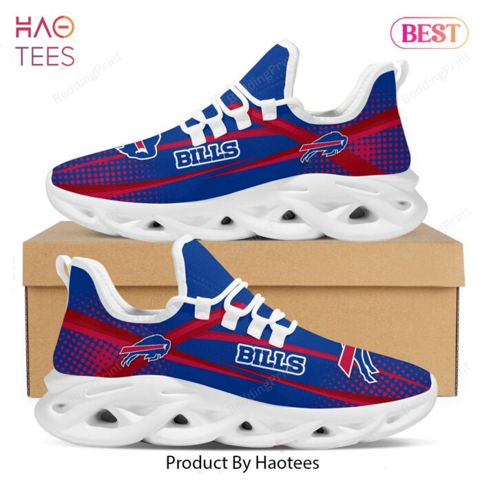 Buffalo Bills NFL Football Team Blue Mix Red Max Soul Shoes