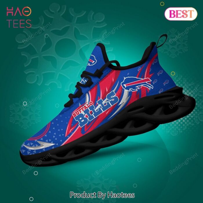 Buffalo Bills NFL Red Blue Color Max Soul Shoes