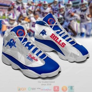 Buffalo Bills Nfl Big Logo Football Team 11 Air Jordan 13 Sneaker Shoes