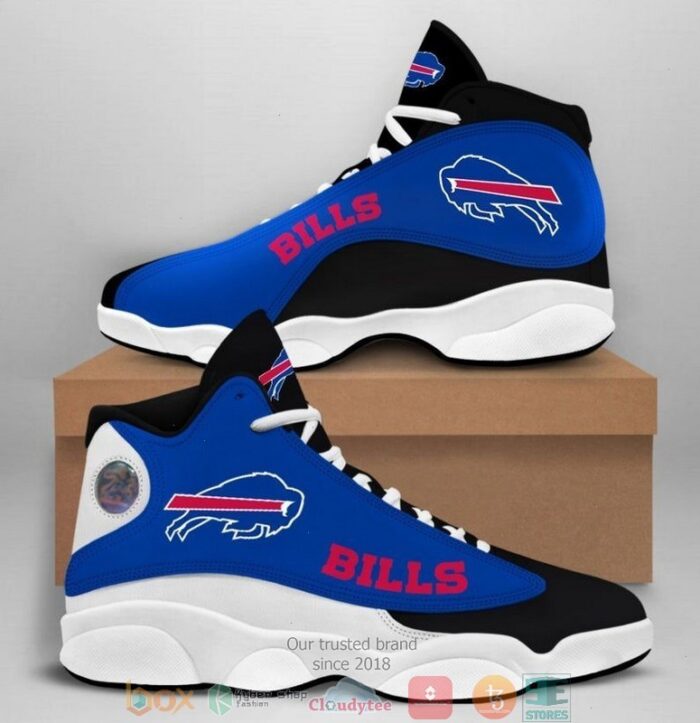 Buffalo Bills Nfl Big Logo Football Team 5 Air Jordan 13 Sneaker Shoes