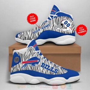 Buffalo Bills Nfl Camo Football Team Custom Name Air Jordan 13 Shoes