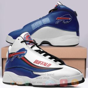 Buffalo Bills Nfl White Blue Air Jordan 13 Shoes