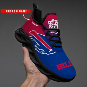 Buffalo Bills Personalized Custom Name Max Soul Shoes