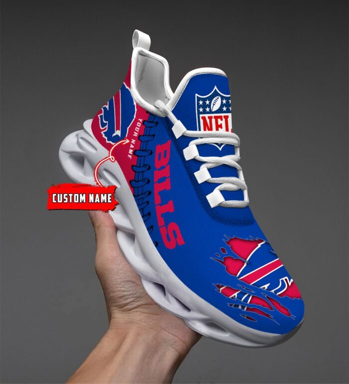 Buffalo Bills Personalized NFL Max Soul Shoes