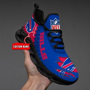 Buffalo Bills Personalized NFL Max Soul Shoes