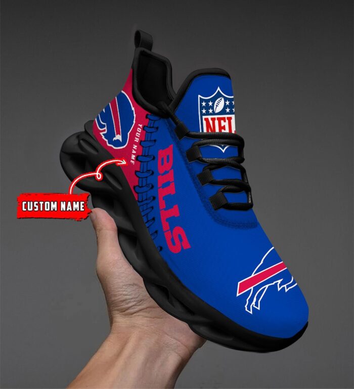 Buffalo Bills Personalized NFL Max Soul Shoes Ver 2