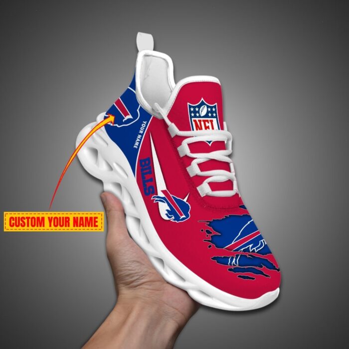 Buffalo Bills Personalized NFL Max Soul Shoes for Fan