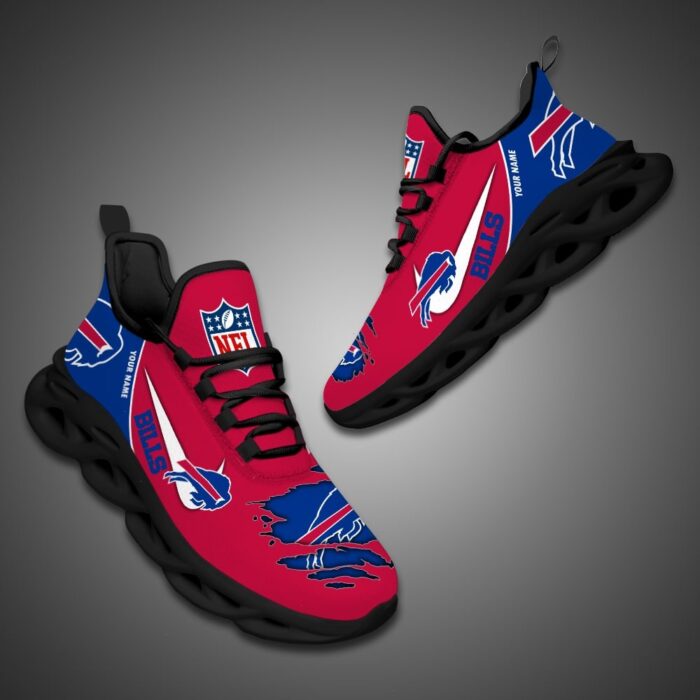 Buffalo Bills Personalized NFL Max Soul Shoes for Fan