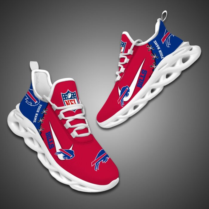 Buffalo Bills Personalized NFL Max Soul Shoes for NFL Fan