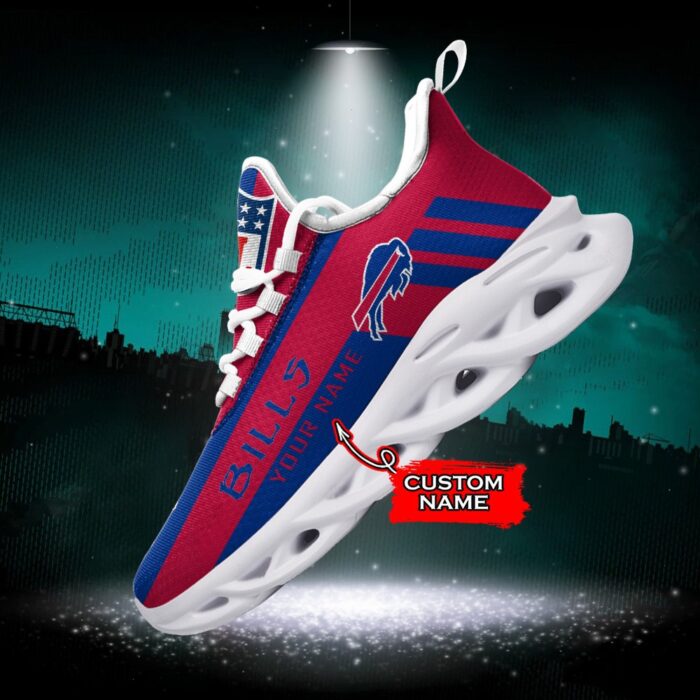 Buffalo Bills Personalized NFL Max Soul Sneaker