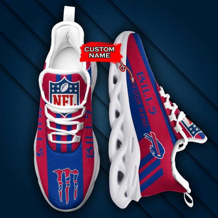 Buffalo Bills Personalized NFL Max Soul Sneaker