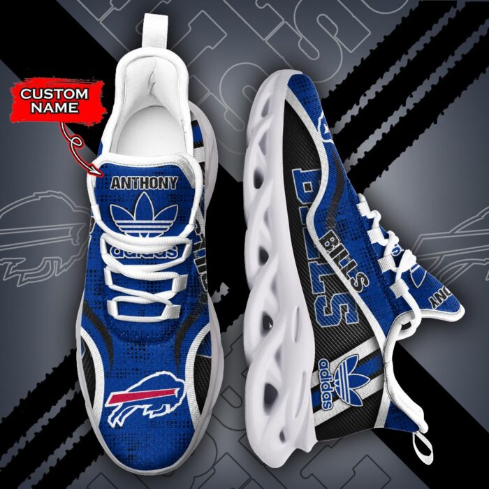 Buffalo Bills Personalized NFL Max Soul Sneaker Adidas Ver 1