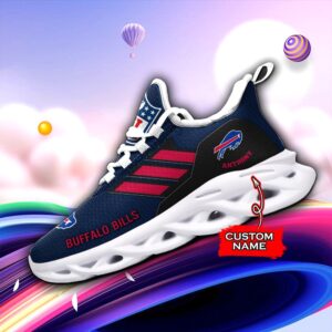 Buffalo Bills Personalized NFL Max Soul Sneaker for Fans