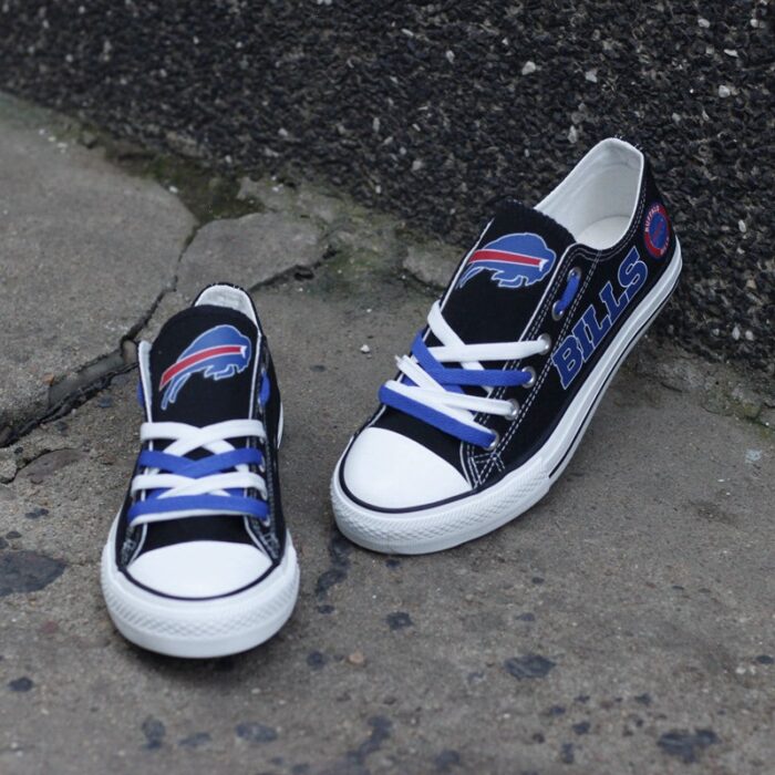 Buffalo Bills Shoes Mens Low Top Canvas Shoes