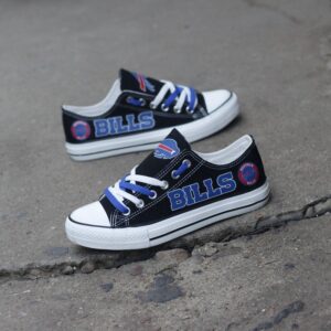 Buffalo Bills Shoes Mens Low Top Canvas Shoes