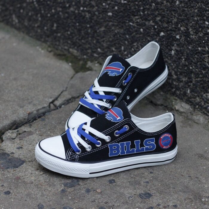 Buffalo Bills Shoes Mens Low Top Canvas Shoes