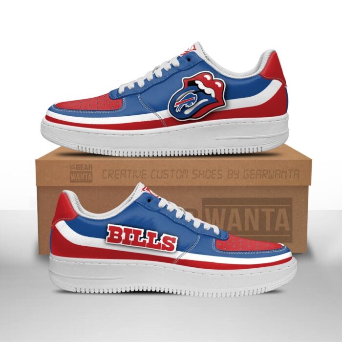 Buffalo Bills Sneakers Custom Force Shoes Sexy Lips For Fans