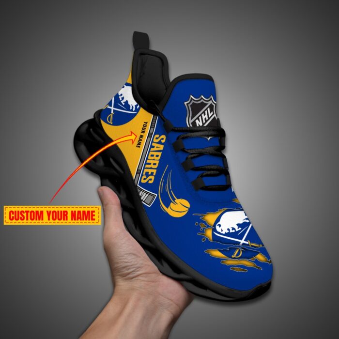 Buffalo Sabres Personalized NHL Max Soul Shoes Ver 2