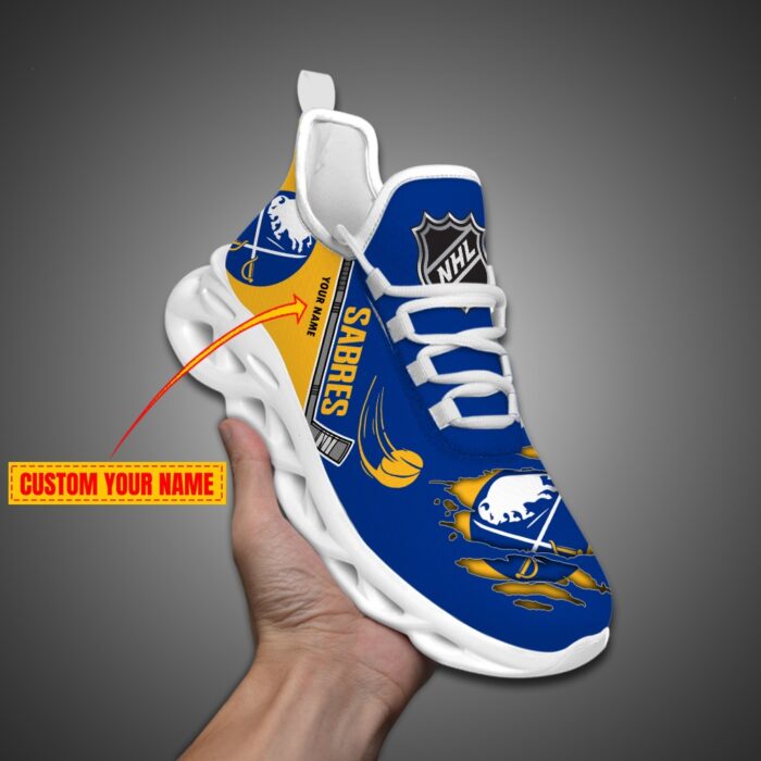 Buffalo Sabres Personalized NHL Max Soul Shoes Ver 2