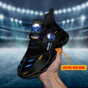 Buffalo Sabres Personalized NHL Sport Black Max Soul Shoes