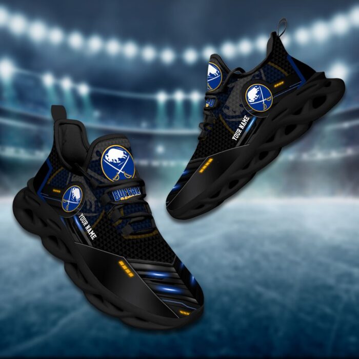 Buffalo Sabres Personalized NHL Sport Black Max Soul Shoes