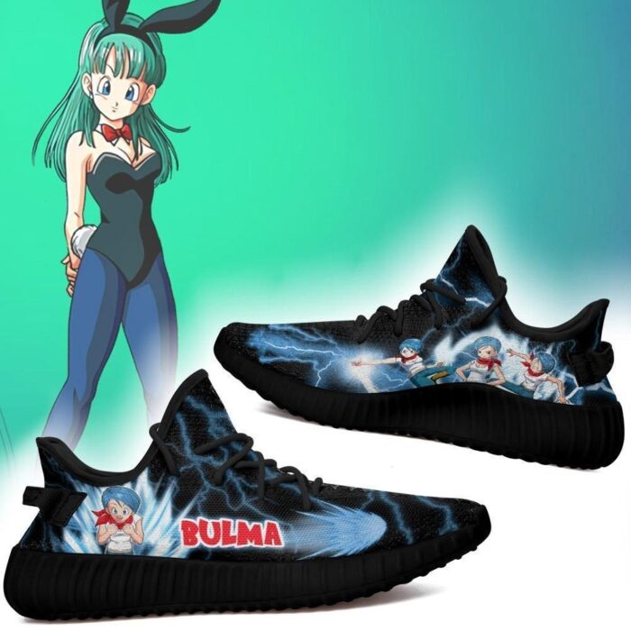 Bulma Yeezy Shoes Dragon Ball Z Art 48