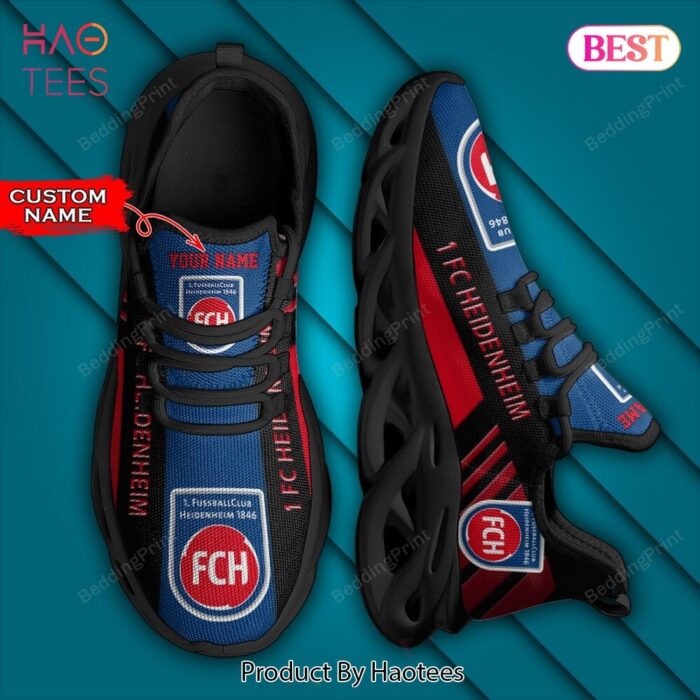 Bundesliga 1. FC Heidenheim 1846 Personalized Red Blue Black Max Soul Shoes