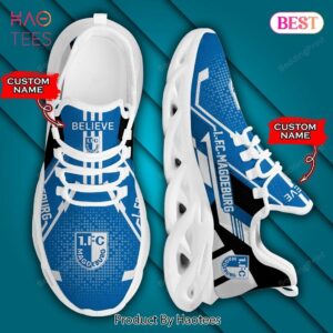 Bundesliga 1. FC Magdeburg Personalized Blue Color Max Soul Shoes