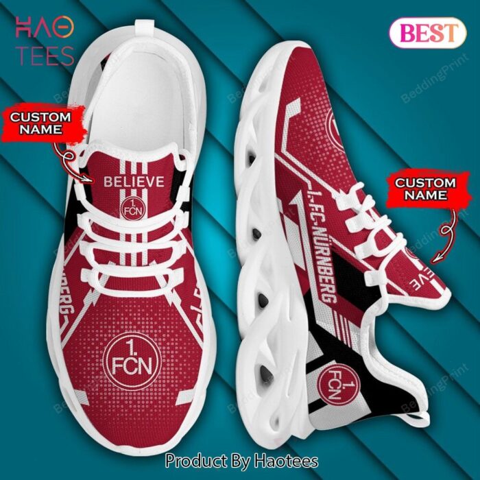 Bundesliga 1. FC Nuremberg Personalized Red Color Max Soul Shoes