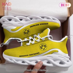 Bundesliga Borussia Dortmund Gold Color Max Soul Shoes Fan Gift