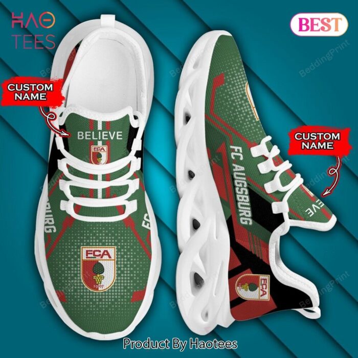 Bundesliga FC Augsburg Personalized Green Mix Color Max Soul Shoes