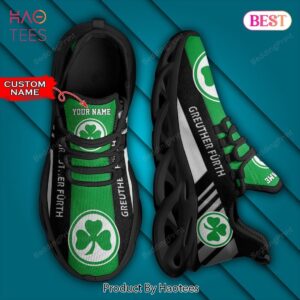 Bundesliga Greuther Furth Personalized Black Mix Green Custom Name Max Soul Shoes