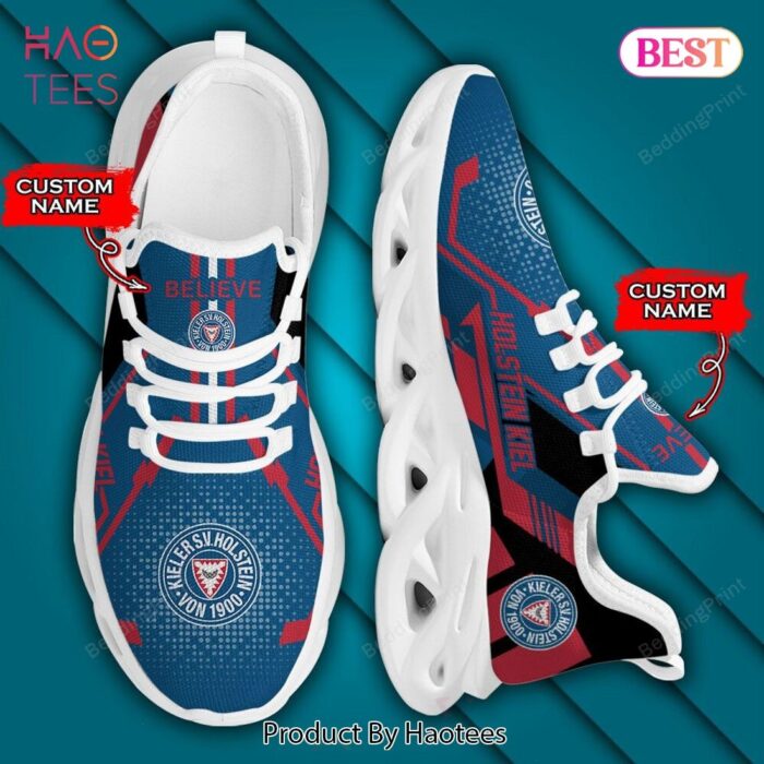 Bundesliga Holstein Kiel Personalized Red Mix Blue Max Soul Shoes