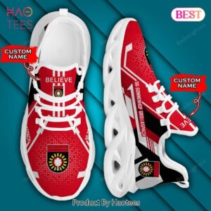 Bundesliga SG Sonnenhof Grobaspach Personalized Hot Red Color Max Soul Shoes