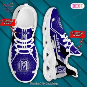 Bundesliga SV Meppen Personalized White Mix Blue Max Soul Shoes