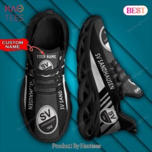 Bundesliga SV Sandhausen Personalized Black Color Max Soul Shoes