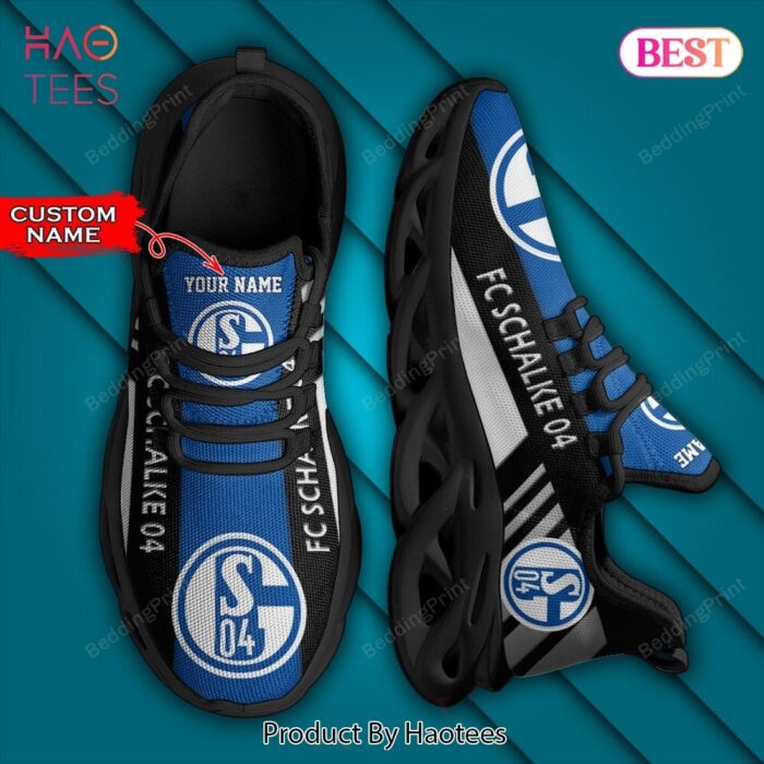 Bundesliga Schalke 04 Personalized Custom Name Max Soul Shoes