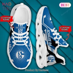 Bundesliga Schalke 04 Personalized Custom Name Max Soul Shoes Fan Gift