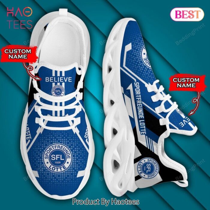 Bundesliga Sportfreunde Lotte Personalized Custom Name Max Soul Shoes