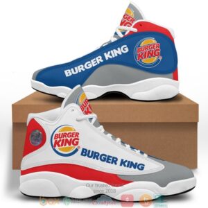 Burger King Logo Bassic Air Jordan 13 Sneaker Shoes