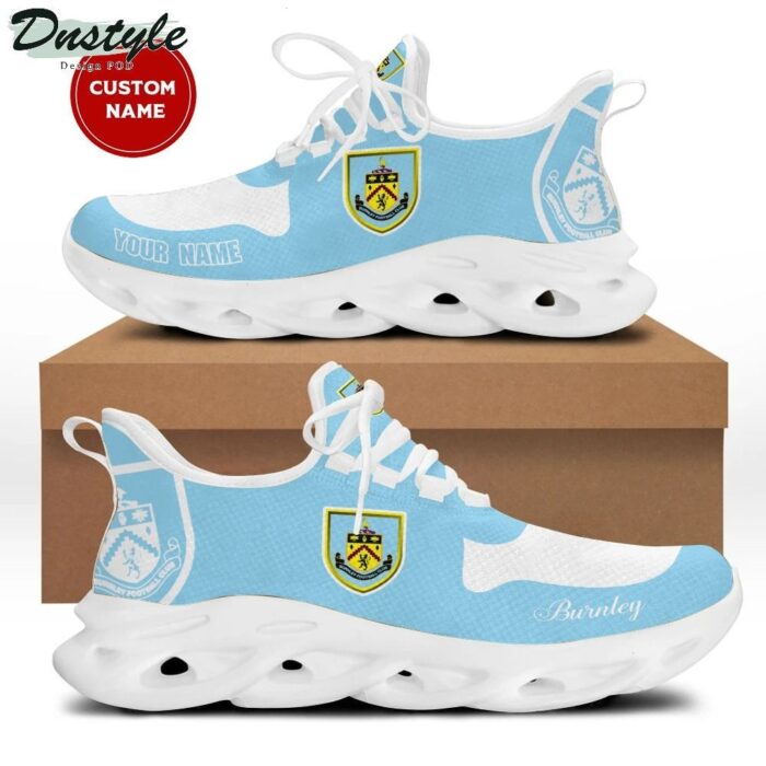 Burnley FC Custom Name Blue Max Soul Shoes