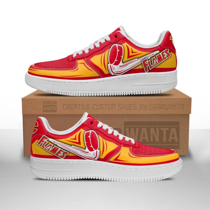 Calgary Flames Air Sneakers Custom Fan Gift