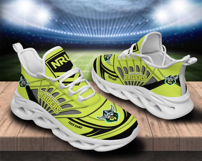 Canberra Raiders Custom Name NRL Max Soul Shoes