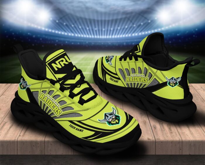 Canberra Raiders Custom Name NRL Max Soul Shoes