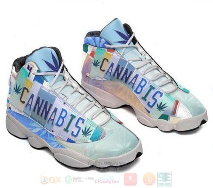 Cannabis License Plate Air Jordan 13 Shoes