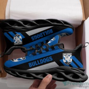 Canterbury Bankstown Bulldogs Black Shoes Max Soul